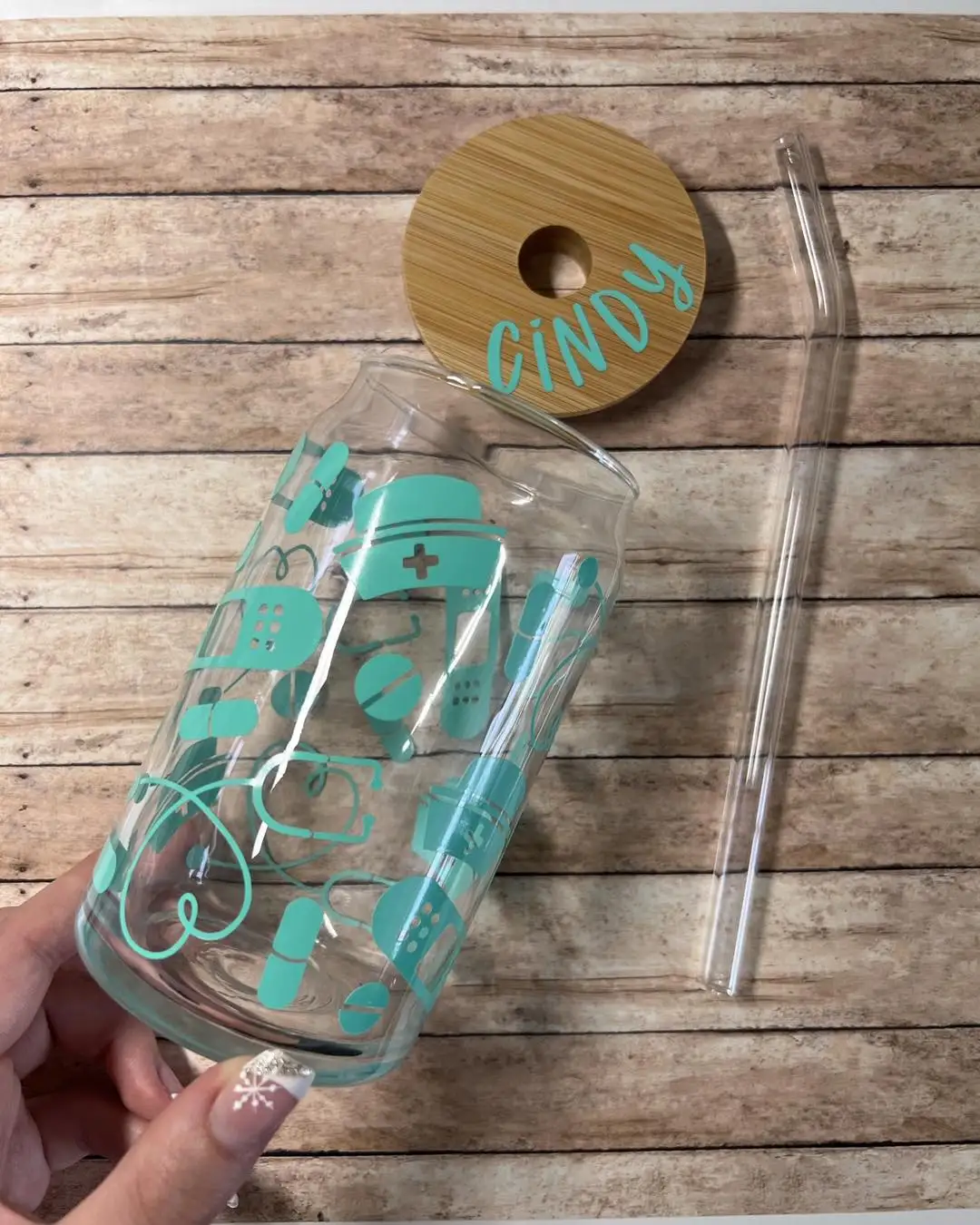 Sewill Custom Logo 16oz Size Full Color Uv Dtf Ab Film Transfer Sticker