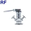 RF Sanitary Stainless Steel SS316L Clamped Aseptic Manual Sampling Valve