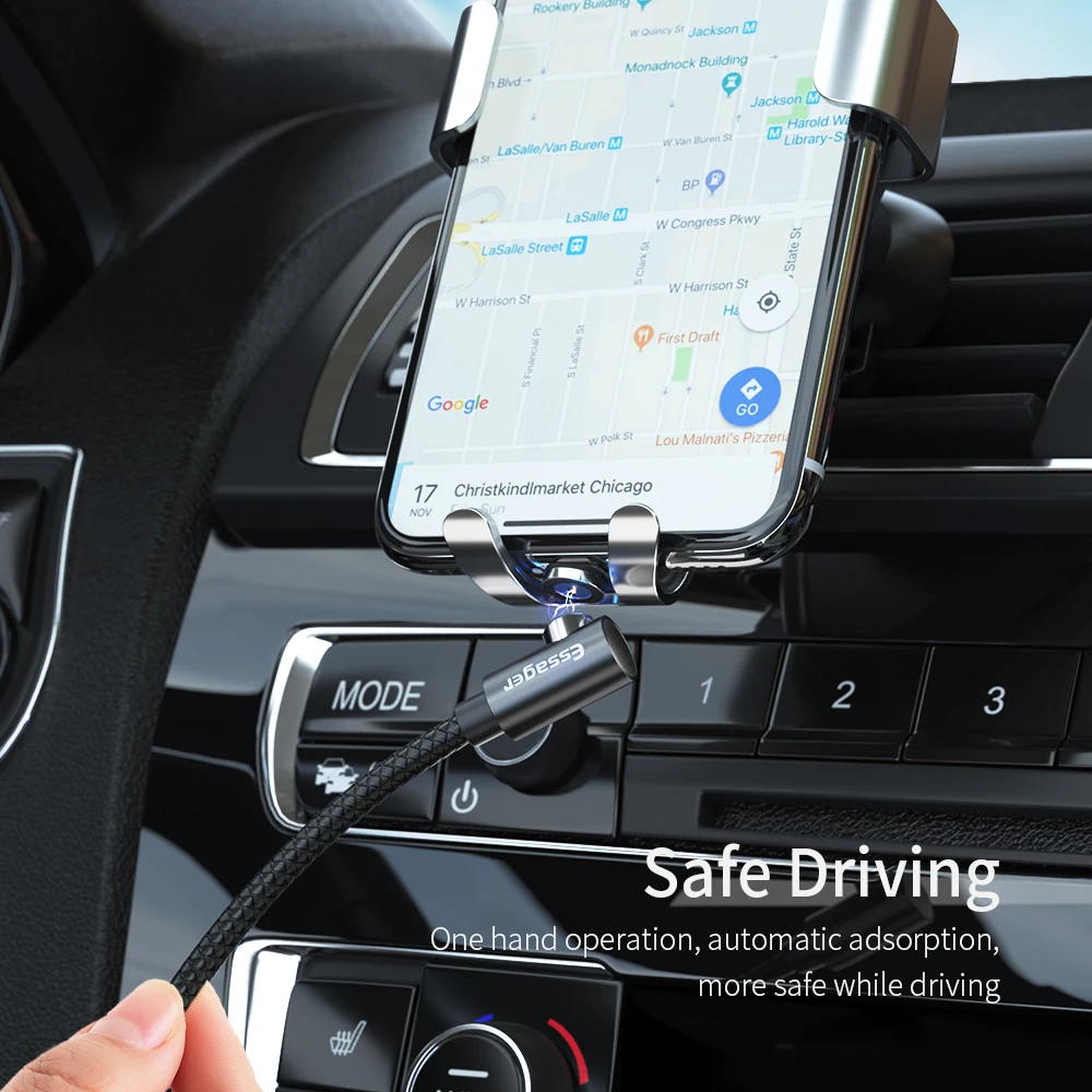 2019 cheaper price Essager oem cellphone 3ft 6ft 3 in 1 90 degree magnetic elbow usb cable - ANKUX.COM