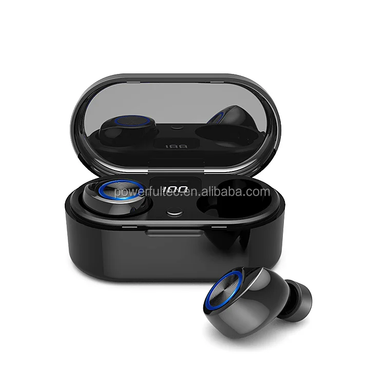LED HD Display Wireless Earbud TW80 TWS Stereo Headphone in-Ear Built-in Mic Headset Premium Deep Bass Sound Sport Earphone - ANKUX.COM