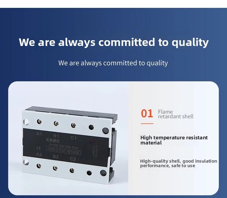 Solid State Relay DC Input 12V 24V/220/380V Three-phase JGX3 SSR-3 032 38100Z DC Control AC Module manufacture
