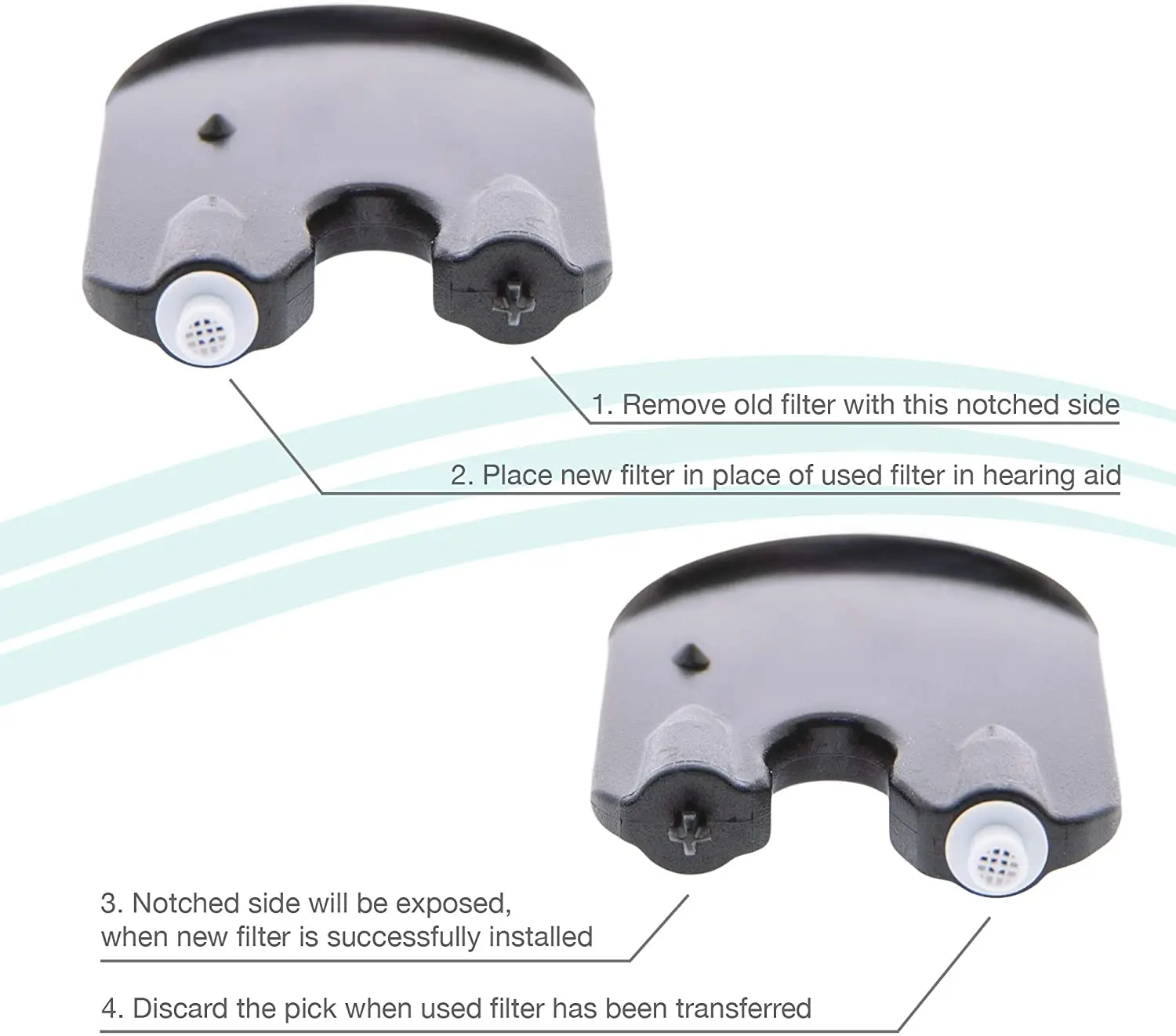 Hearing Aid Wax Guards Wax Traps Cerumen Filters Cerustop Prowax