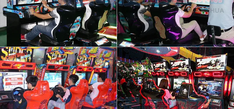 Large Two-Player Arcade Racing Video Game Console Coin-Operated Entertainment Machine with Travel Car Equipment Adult Targeted