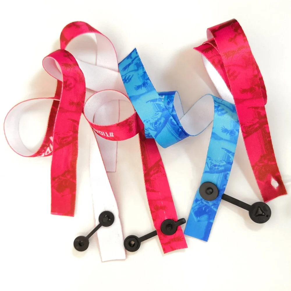Single Use Plastic Snap Clip For Fabric Wristbands Buy One Off