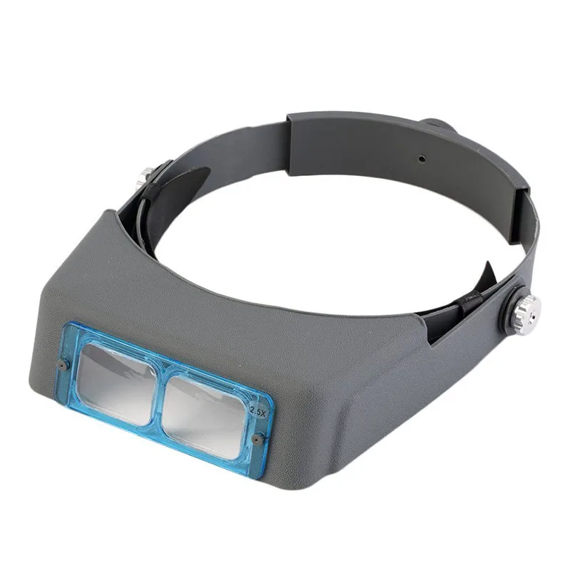 5 Lenses Hands Free Headband Magnifying Glass Visor, industrial magnifying  glass supplier