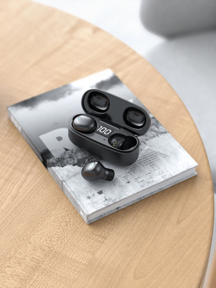 Wireless Earbuds Bluetooth 5.0 Stereo Bluetooth Headphones TWS in Ear Headset with Charging Case - ANKUX.COM