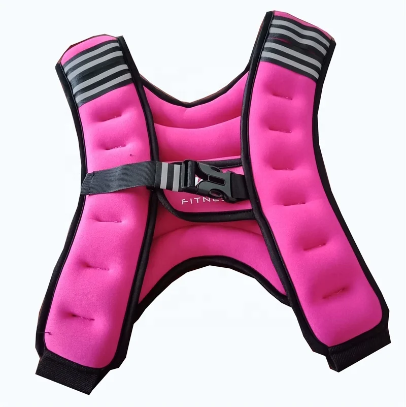 10 Kg Adjustable Buckle Strap Weighted Training Fitness Vest Gym