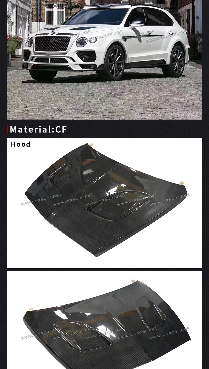 used hood scoops for sale on Competitive Price Ms Style Carbon Fiber Engine Hood Fiberglass Hood Scoop Front Bonnet For Bentley Bentayga Buy For Bentley Bentayga Carbon Fiber Engine Hood For Bentley Bentayga Fiberglass Hood Scoop For Bentley Bentayga