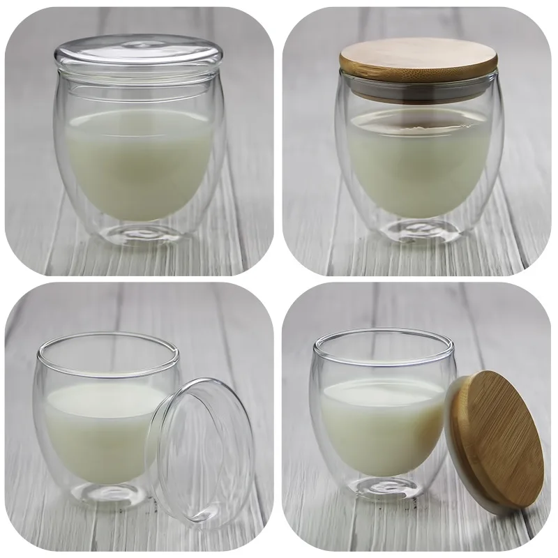 Handblown heat resistant egg shape double wall glass cup.jpg