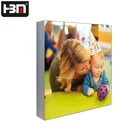 backlit led wall fabric free stand advertising light box aluminum system frameless aluminium profile
