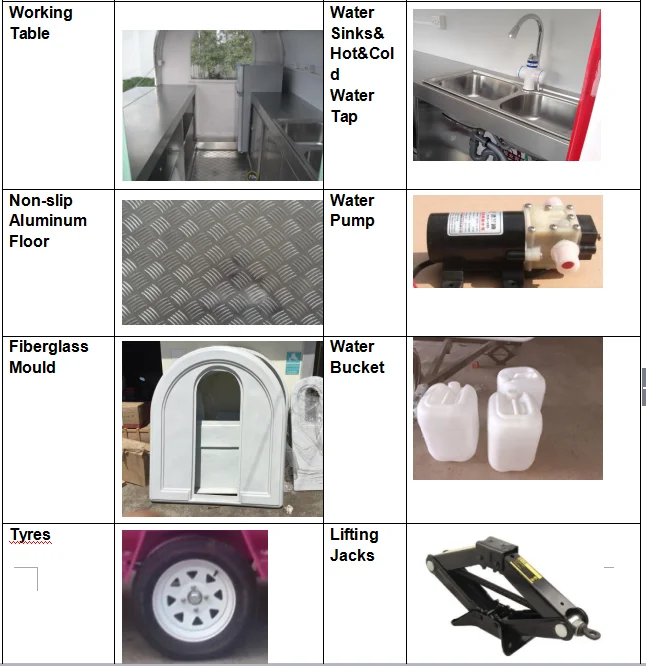 Best Quality Food and Beverages Kiosk Vending Food Trailers Mobile Fast Food Cart With Wholesale Prices