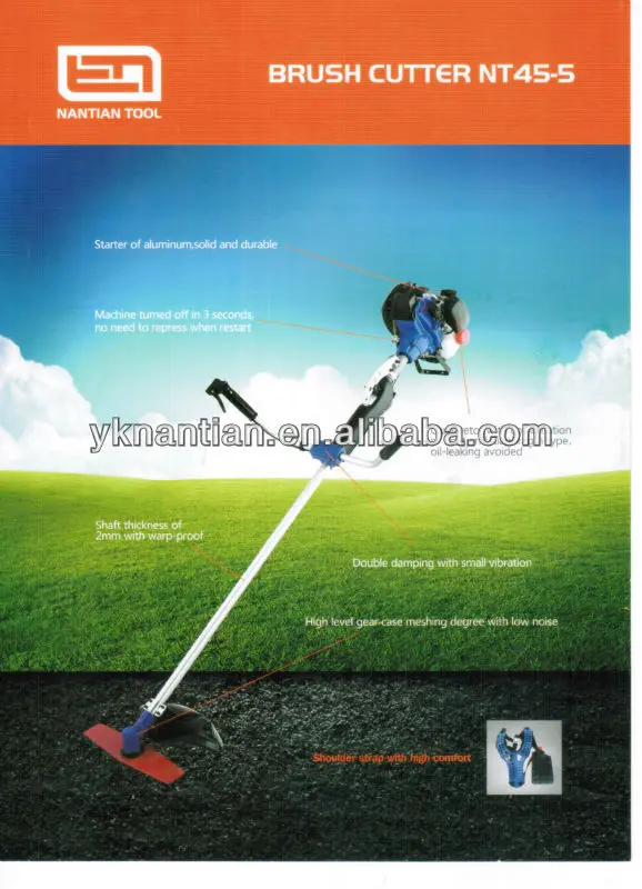 brush cutter b45 grass cutter machine price