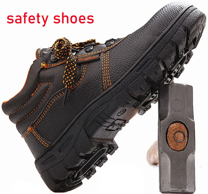 
USD3-5 CHEAP steel toe men work safety shoes boots for man 
