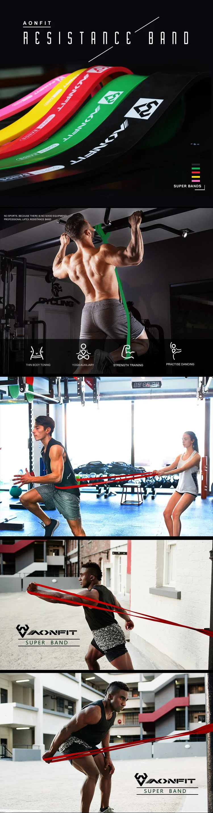 big 5 exercise bands