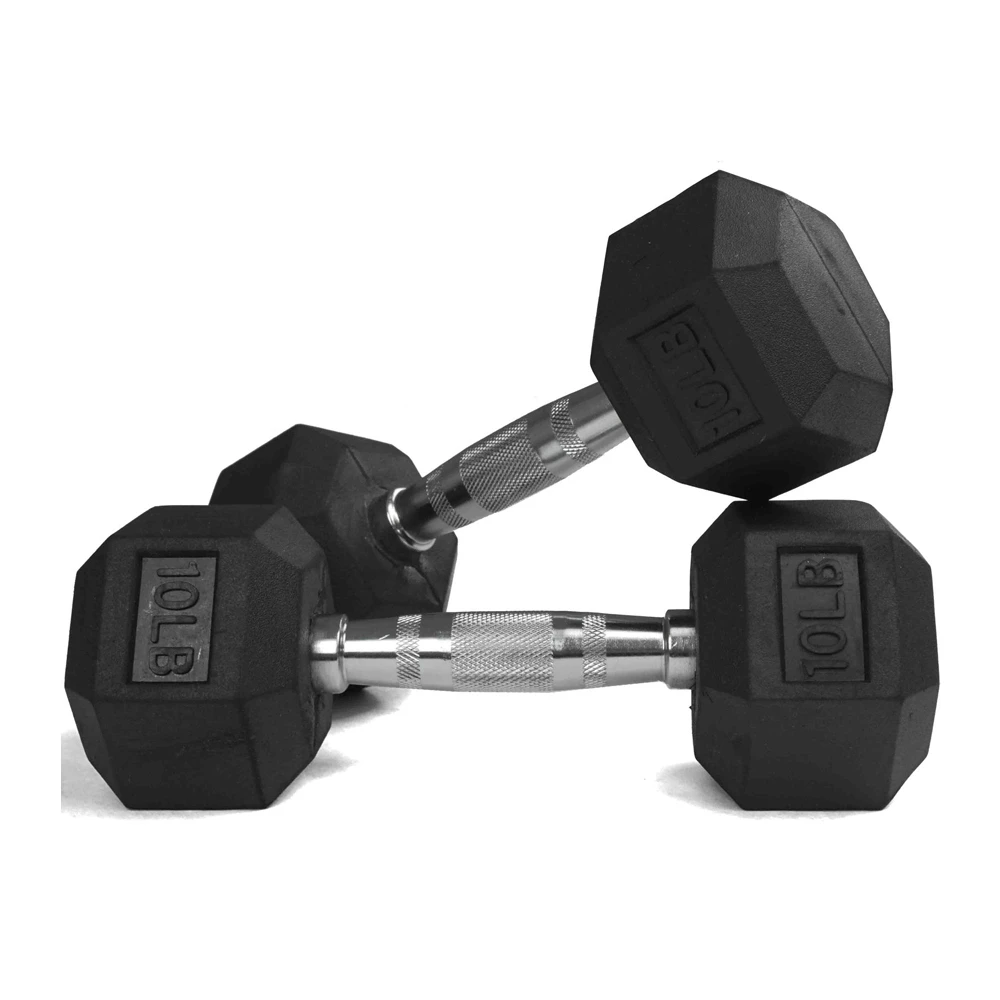 
Power Training Equipment 10 20 Lb 50 pound Hexagonal Hex 20pound Dumbbell Gym Set 5100lbs In Pounds 
