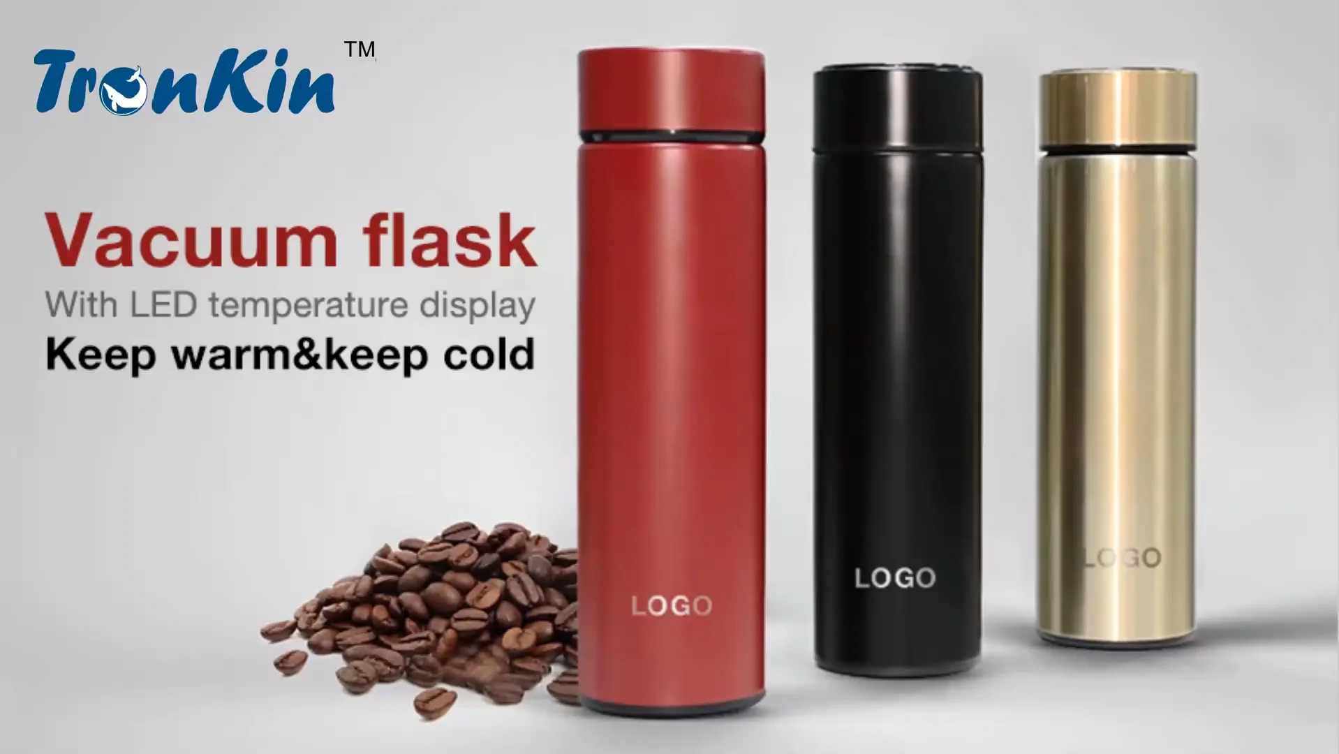 Drinkware Led Touch Screen Thermos Con Temperatura Water Bottle Smart