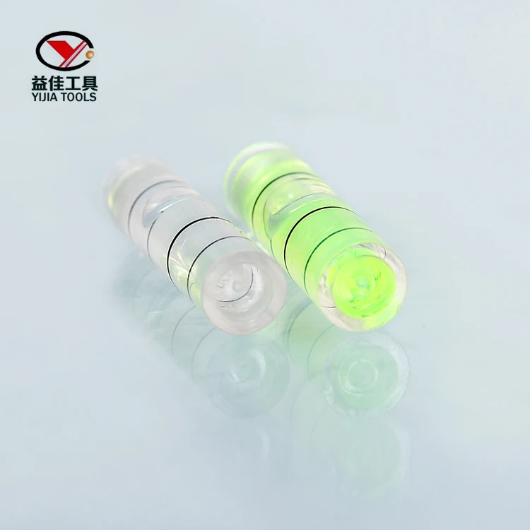 plastic spirit level bubble vial