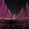 Dry Deck Fountain / Outdoor fountain front the Hotel and Open ground