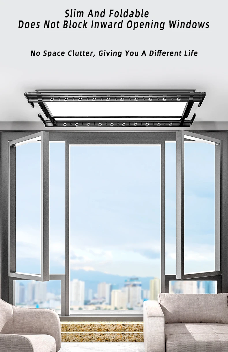 Electric Smart Clothes Folding Drying Rack - Buy Aluminum Folding ...