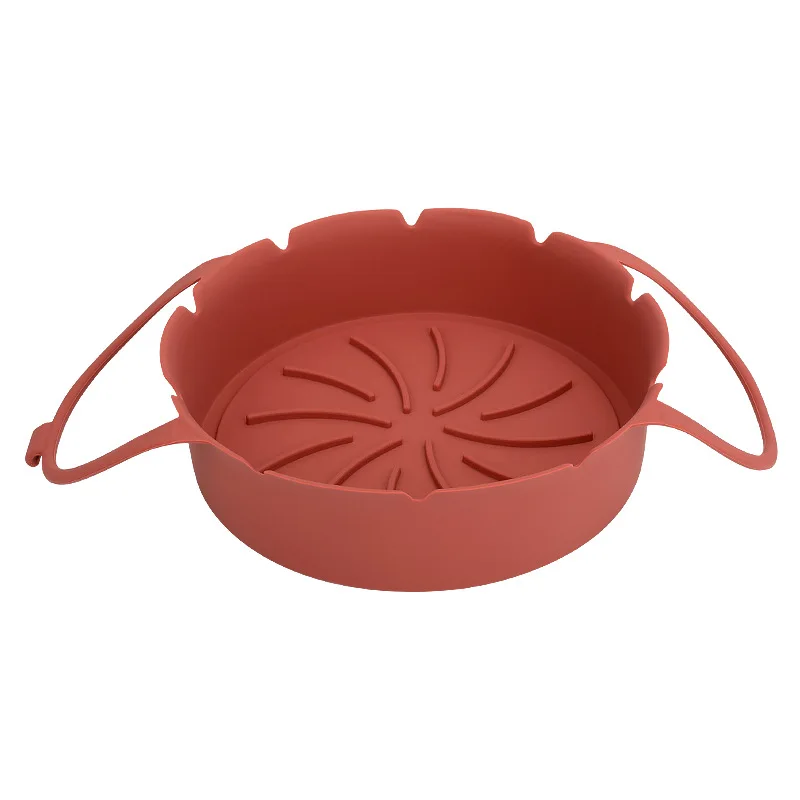 High Quality Silicone Pad Foldable Air Fryer Baking Tray Liner For