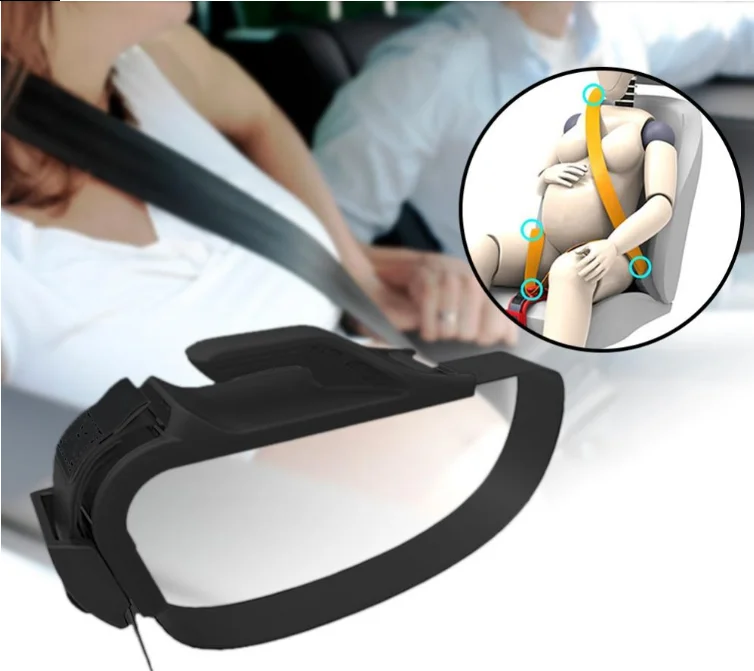 Universal Car Driving Buckle Fluorescent Green Webbing Roll Holder Safety Lock Retractable Parts Pregnancy Seat Belt Adjuster