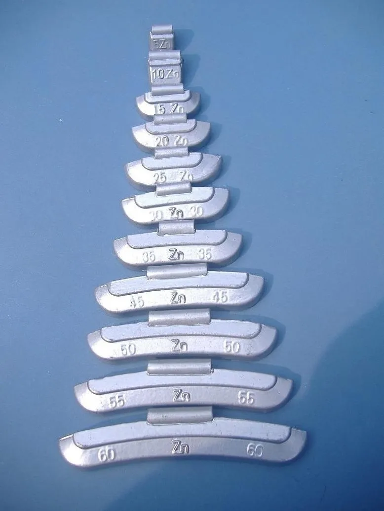 Clip On Car Iron Wheel Balancing Weights Wheel Weights Lead For Steel