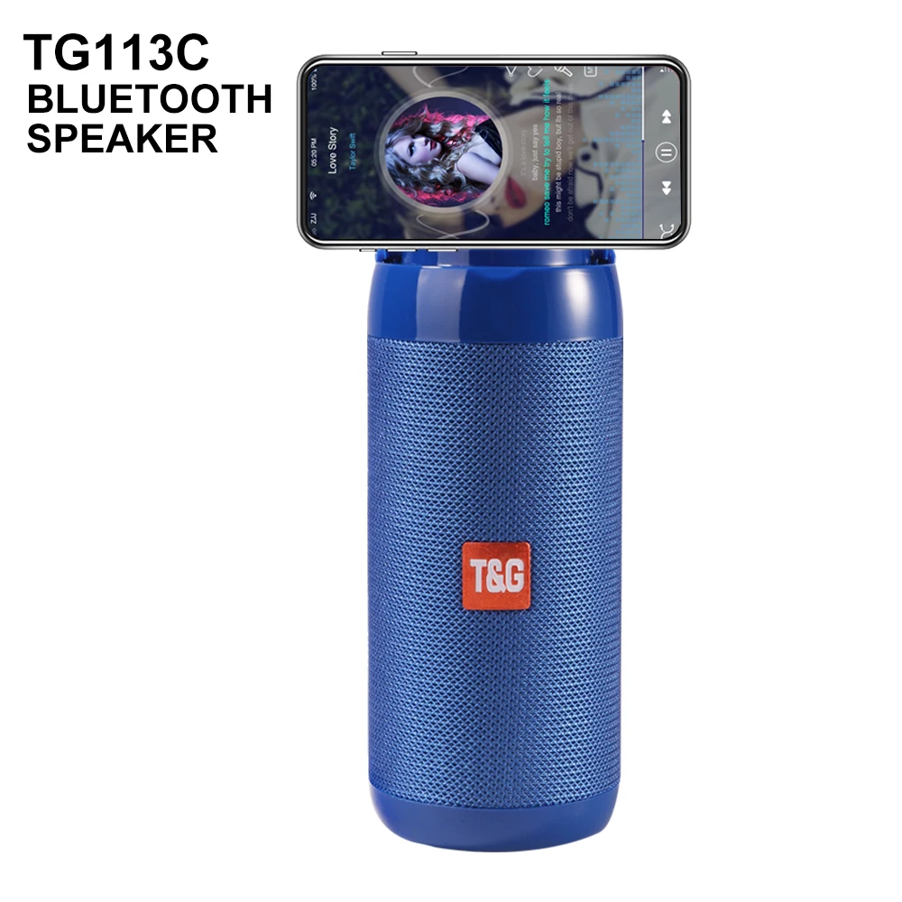 Portable wireless speaker tg113c camping light radio wireless microphone tws portable bass waterproof party bluetooth speaker - ANKUX.COM