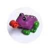 funny rubber squeeze custom animal frog popper tongue keychain