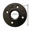 Pipe Flange 3/4" Electro Cast Iron Pipe Floor Fittings 10 Pack Decorative Black Floor Flange