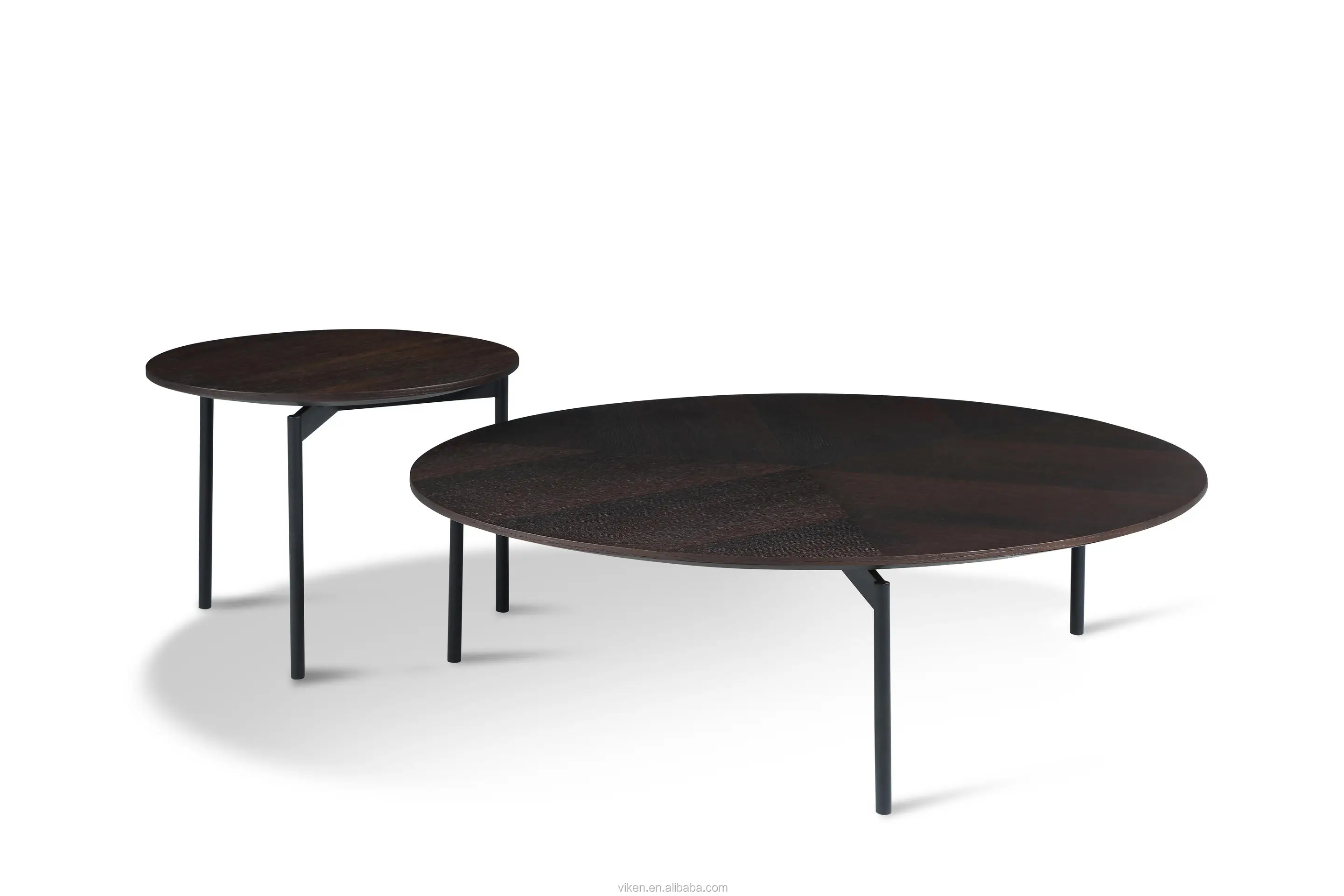 Round Shape Modern Design Living Room Furniture Center Table Wooden