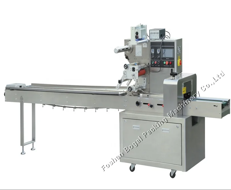 Multi-Function Pillow Type Flow Cookies Snack Packing Machine For Food