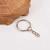 Hot 25mm iron key ring with extension chain key ring accessories