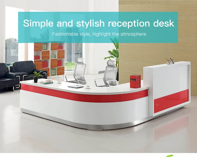 Modern Cheap Front Desk Office Counter Reception Desk