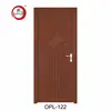 Luxury Carving Wood Door French Style MDF Wooden Board With PVC Skin Interior Door