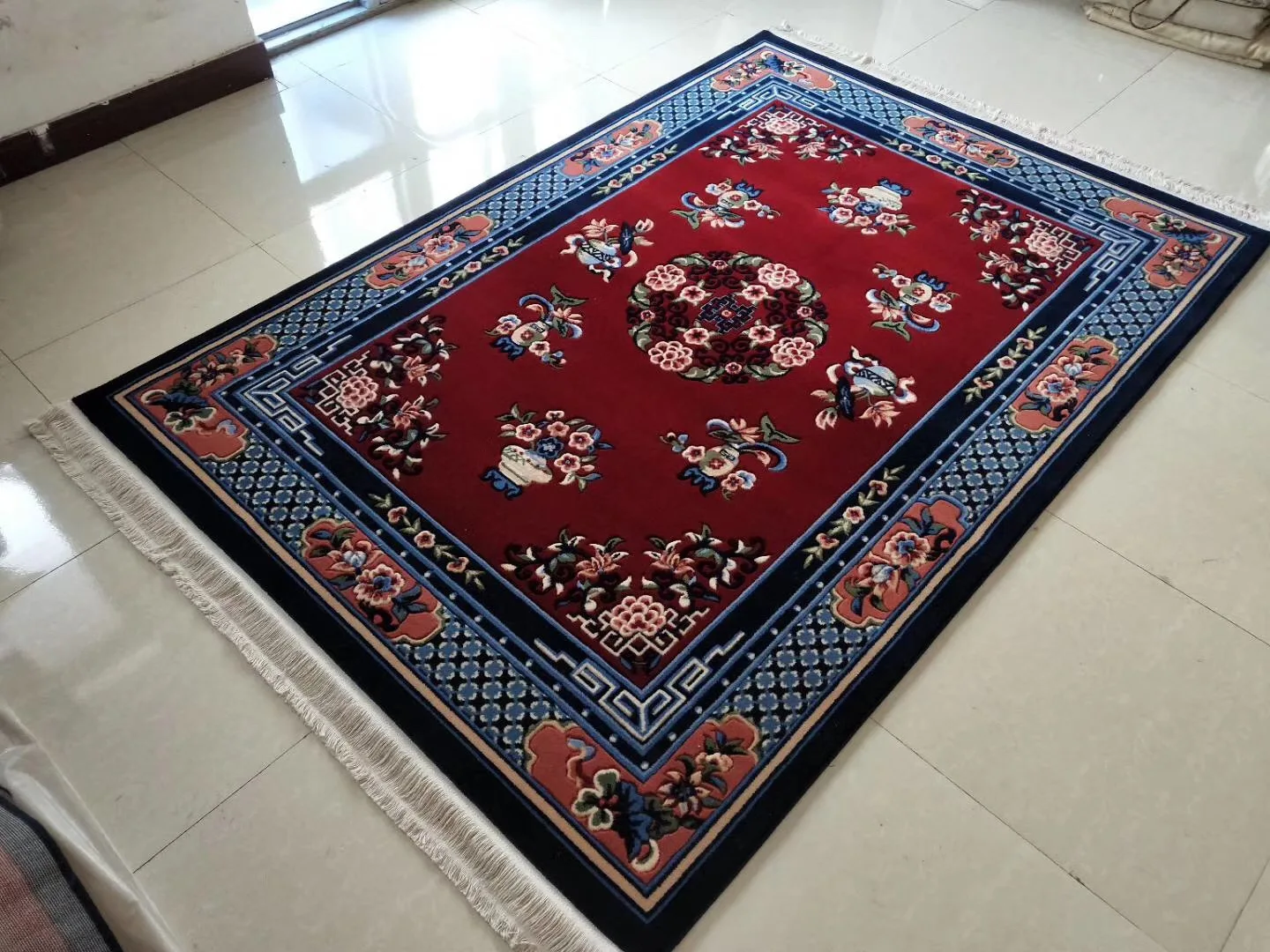 2021新款中国经典羊毛地毯客厅书房 - buy wool carpet,rugs and