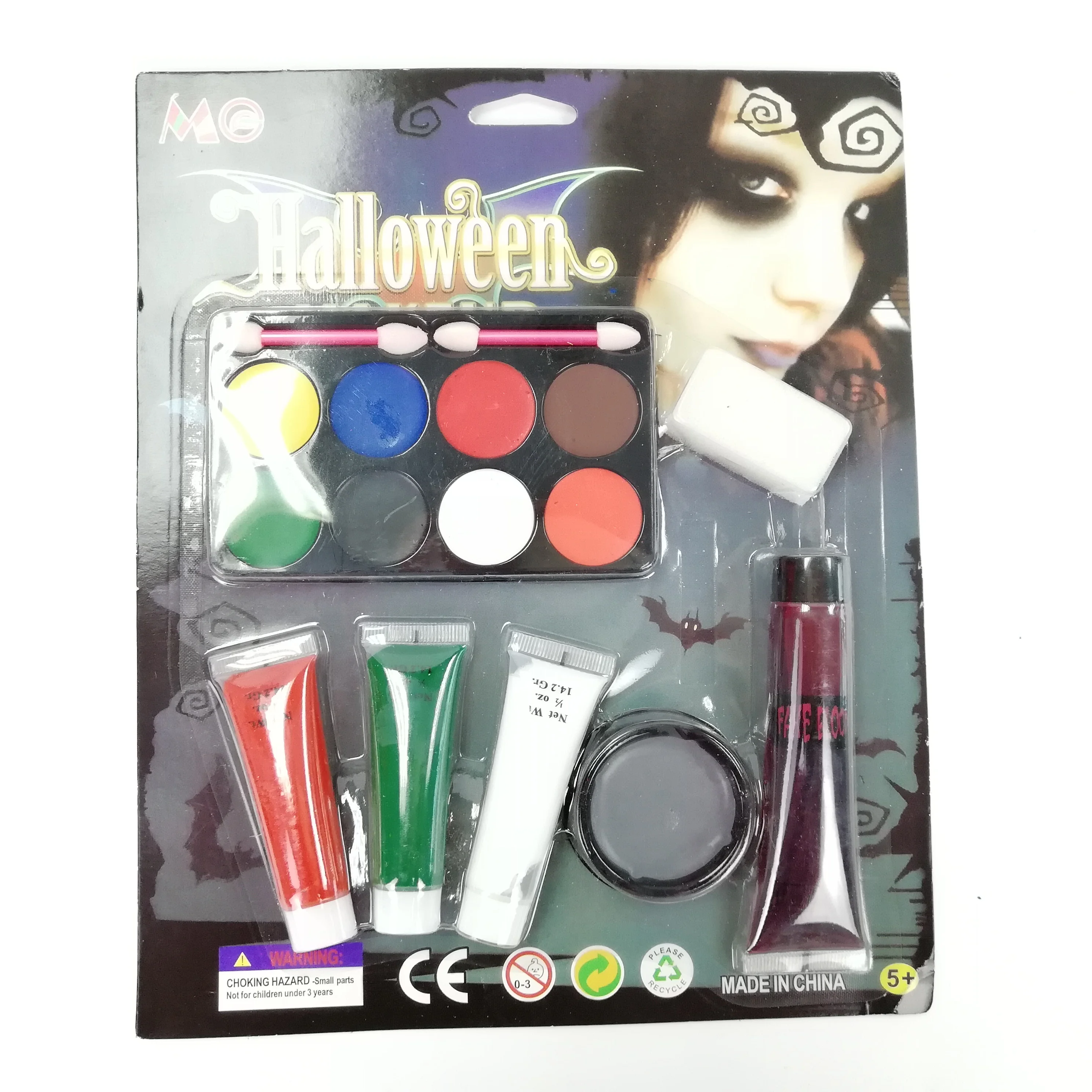 Alcohol Activated Professional Waterproof Halloween Makeup Face Paint