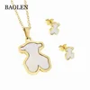 Mexican Fashion Costume Shell Jewelry Wholesaler Fashion Gold Jewelry Girl Jewelry Set china wholesale market