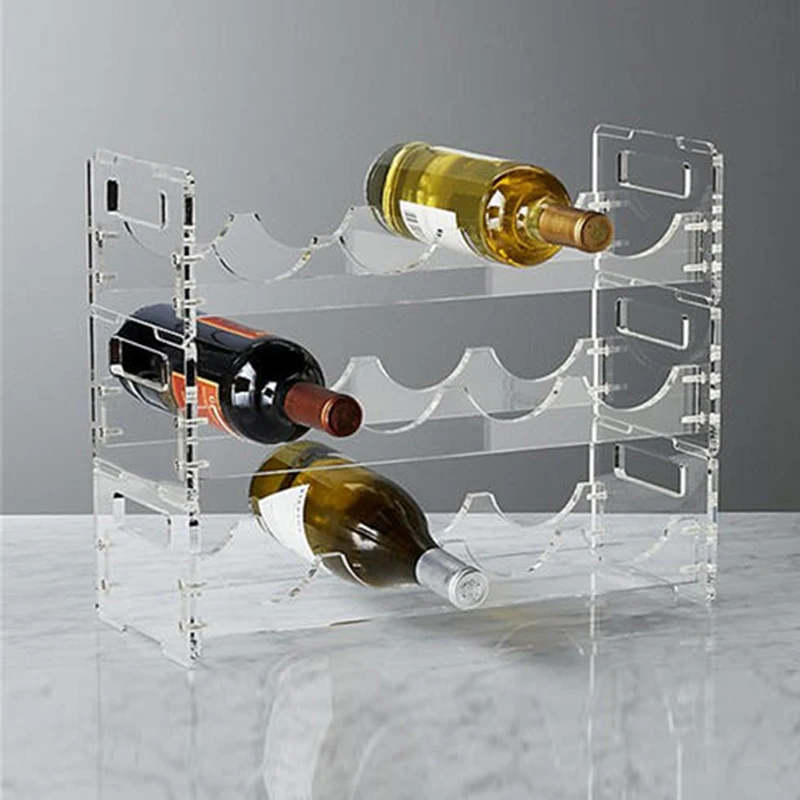 Acrylic Tray Bar Ktv Transparent Luminous Wine Holder Champagne Chicken
