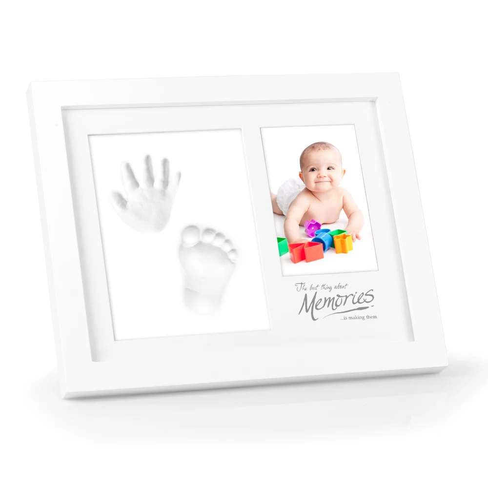 
Hot Selling Clay Handprint and Footprint Baby Keepsake Picture Frame Kit 