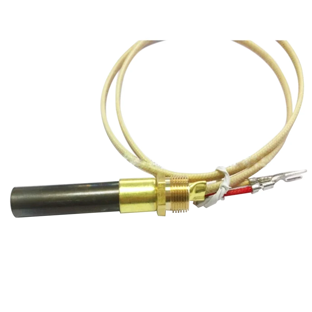 Update Durable Replacement Part Fit for Gas Fireplace/Water Heater/Gas Fryer Cluster Thermocouple DRELD 24” with 750℃ Temperature Resistance Millivolt Replacement Thermopile Generators 