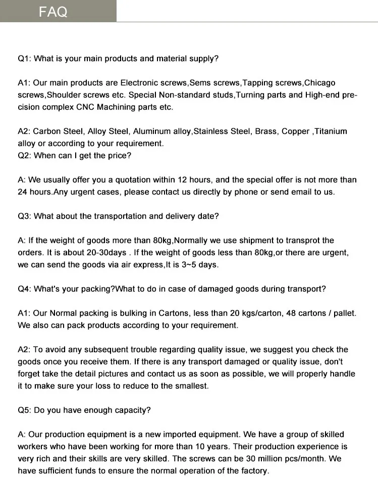 stainless steel assembly screw with spring washer