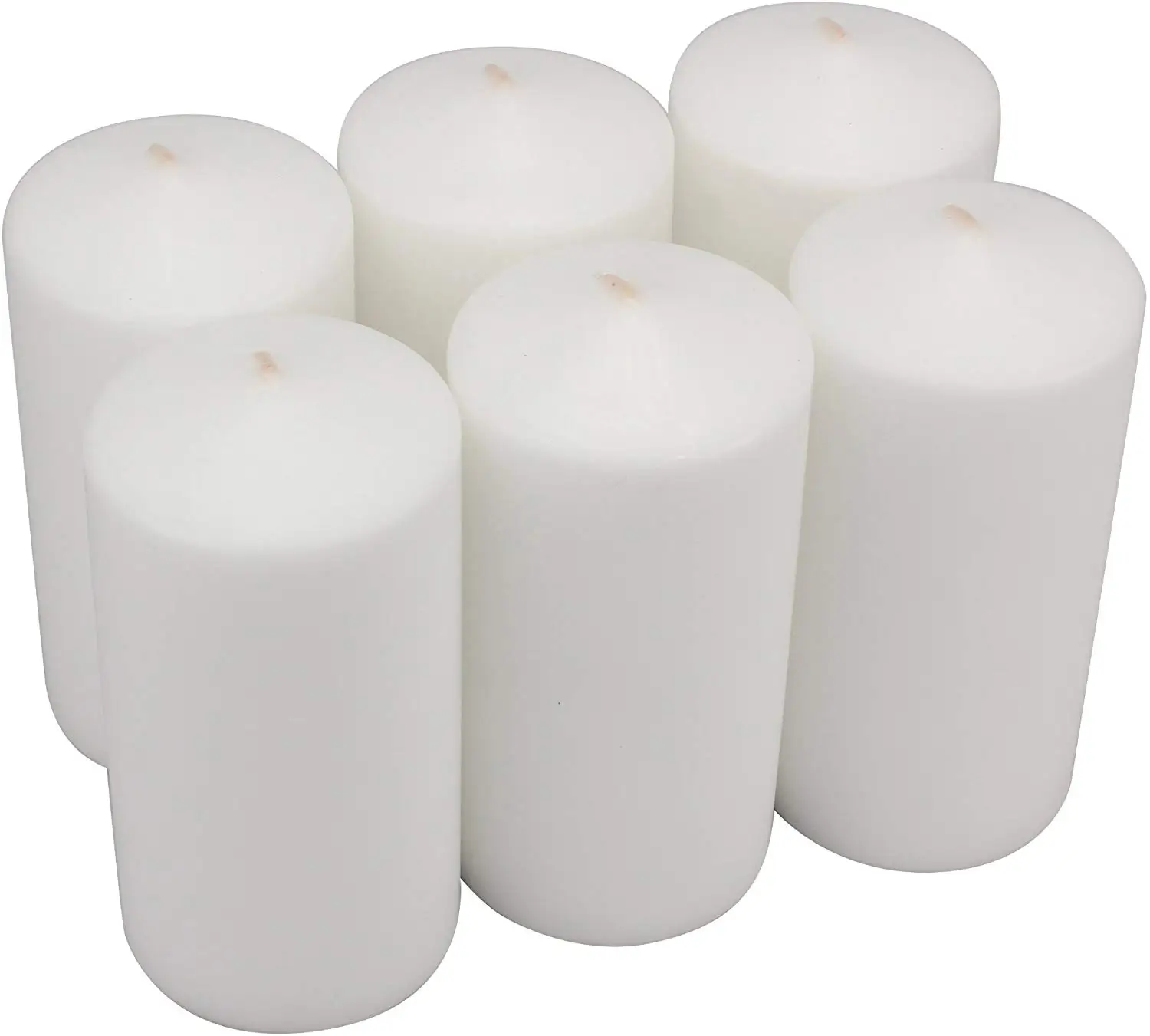 FREE SHIPPING!!! highest quality pack of six Church Pillar Candles 70/120 