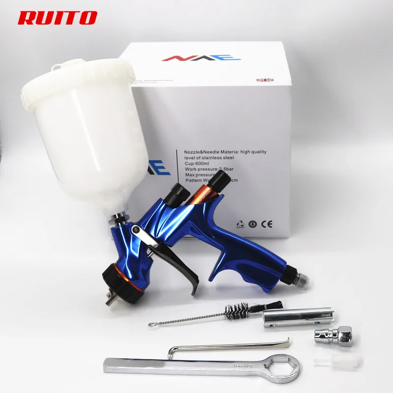 Nva Spray Gun 1.3mm Stainless Steel Nozzle Paint Spray Gun /waterbased