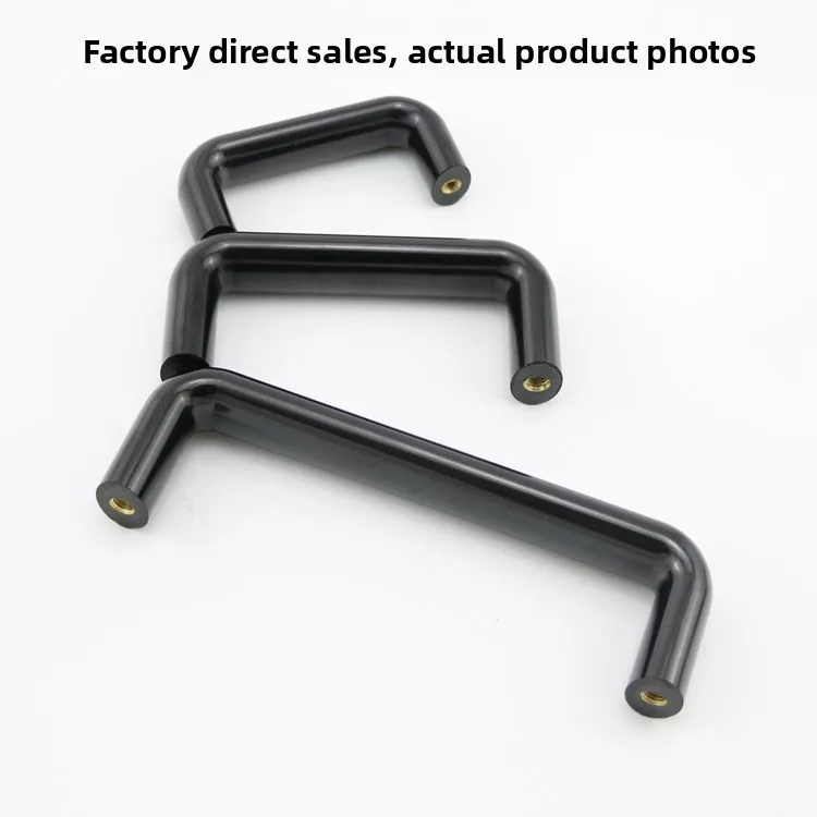 Alloy 6000 Series T3-T8 Temper Square Shape Electrical Distribution Box Cabinet Door Handle Insulated Bakelite Cutting factory