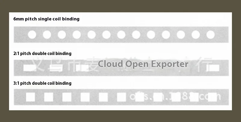 YQ500 Type Heavy-Duty Desk Calendar Binding Machine Hanging Loose-leaf Coil close machine