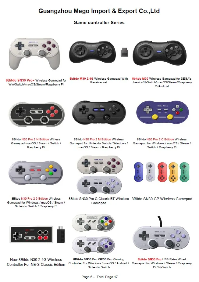 8bitdo Sn30 Pro Plus Bt Gamepad Juego Avanzado Controlador Para Windows Interruptor Macos Vapor Raspberry Pi Joystick Buy Sn30 Pro Gamepad Inalambrico Para Windows Sn30 Pro Joystick Inalambrico Para Switch Sn30 Pro Controlador