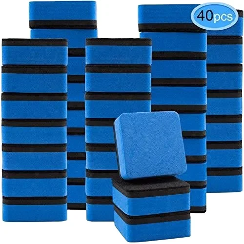
Custom wholesale children magnetic Color whiteboard eraser eraser Home Office school stationery Amazon hot sale 