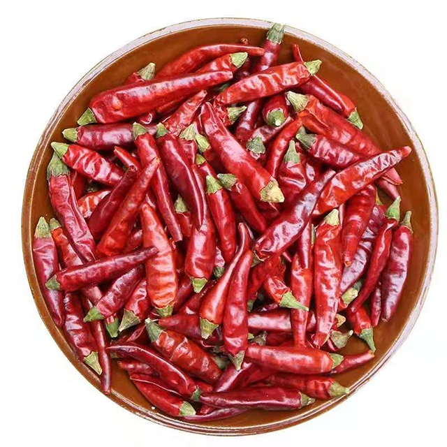 natural chinese dry chili pepper dried red chilies