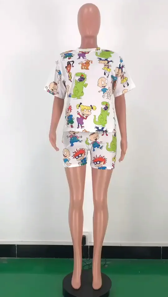 Custom 2pc Biker Shorts,Plus Size Short Sets Women Two Piece,Womens