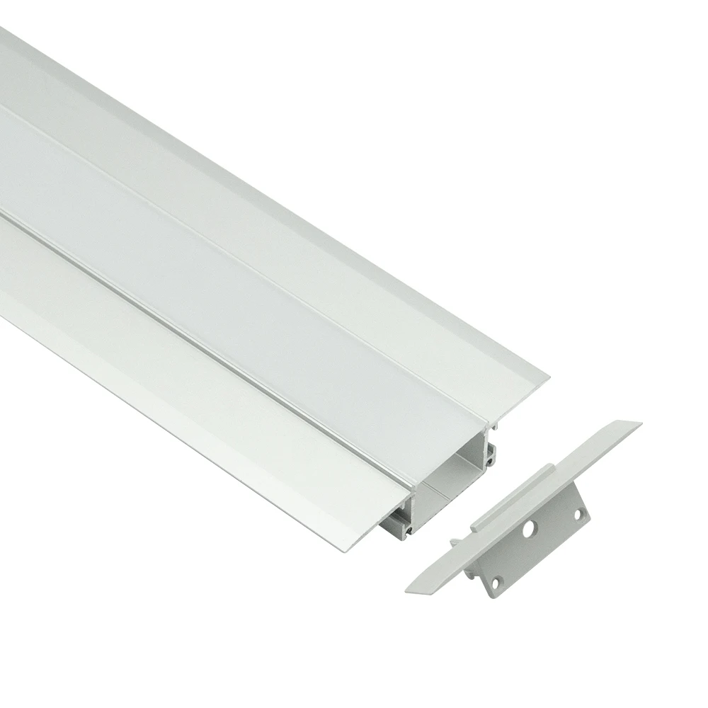 Surfaced mounted aluminum led linear lighting profile wall ceiling recessed led light